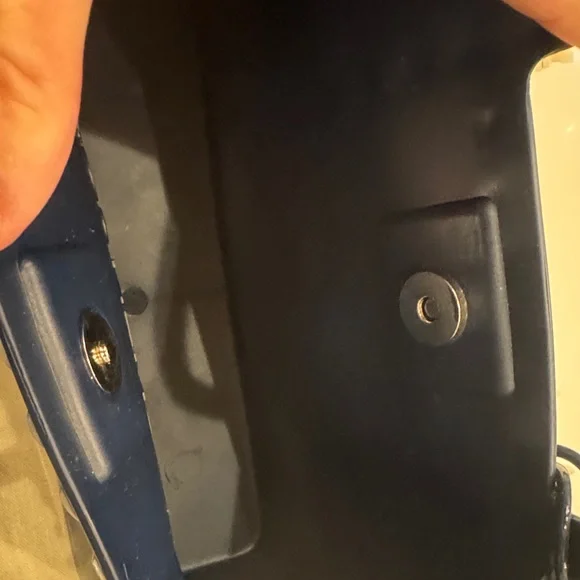 Carmen Sol NWT Navy Blue Women's Tote Bag - Picture 8 of 11